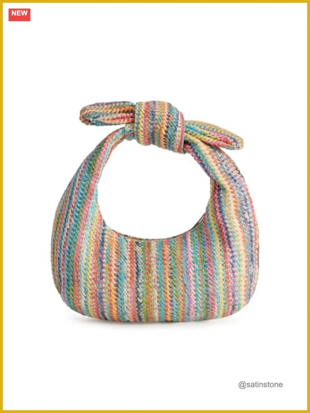 Woven Straw Clutch Purse Summer Beach Crossbody Evening Handbag